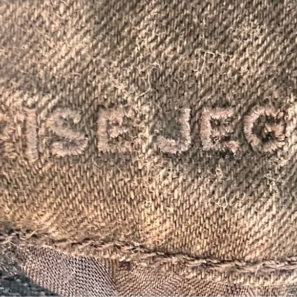 American Eagle Women Jeans Size 0 Short High Rise Jegging Black Distressed Holes - Picture 4 of 11